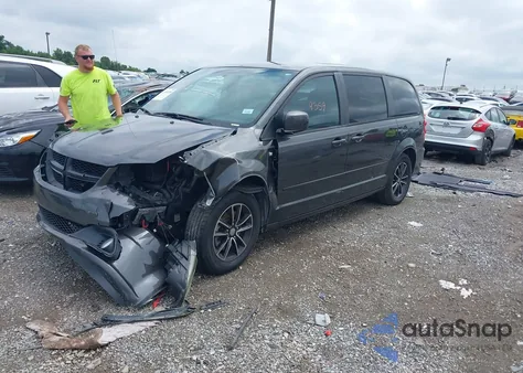 2014 Dodge Grand Caravan Sxt 30Th Anniversary из США, поврежденный, VIN 2C4RDGCG3ER308404